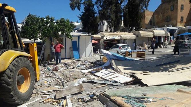 Tunisie-Zaghouan: Démolition de 20 kiosques illégaux