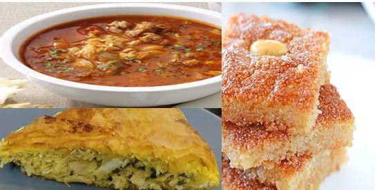 Idée menu Ramadan : Soupe (Hlalem Tunisienne), Tajine malsouka, Basbousa