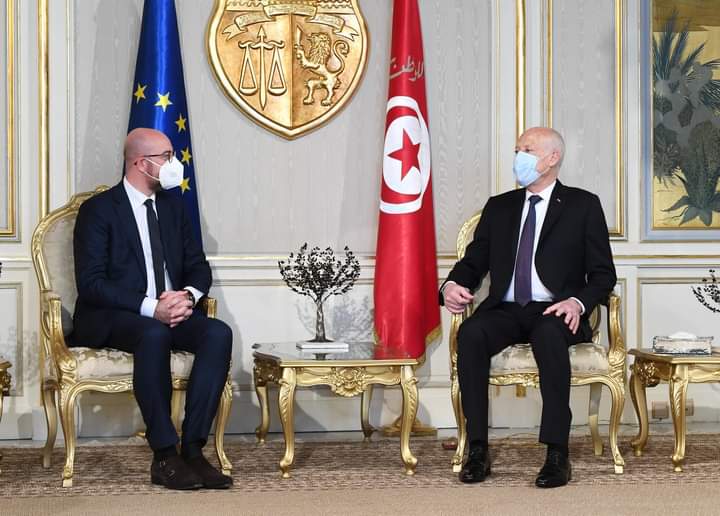 Tunisie: Rencontre entre le président de la République et le président du Conseil Européen