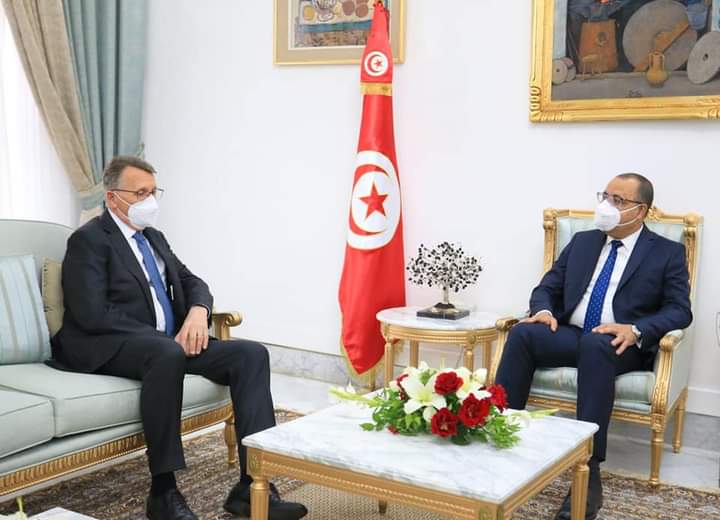 Tunisie : Mechichi reçoit l’ambassadeur de la République Fédérale d’Allemagne à Tunis