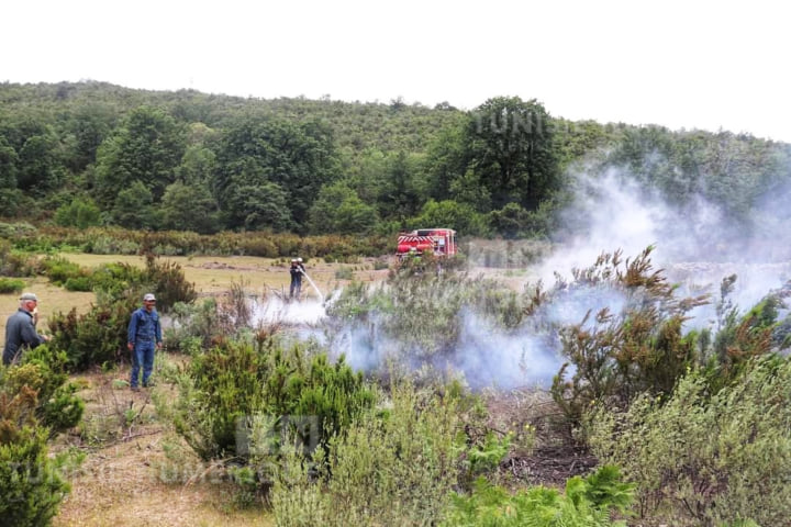 Tunisie-Jendouba: Opération blanche pour éteindre un incendie [Photos]