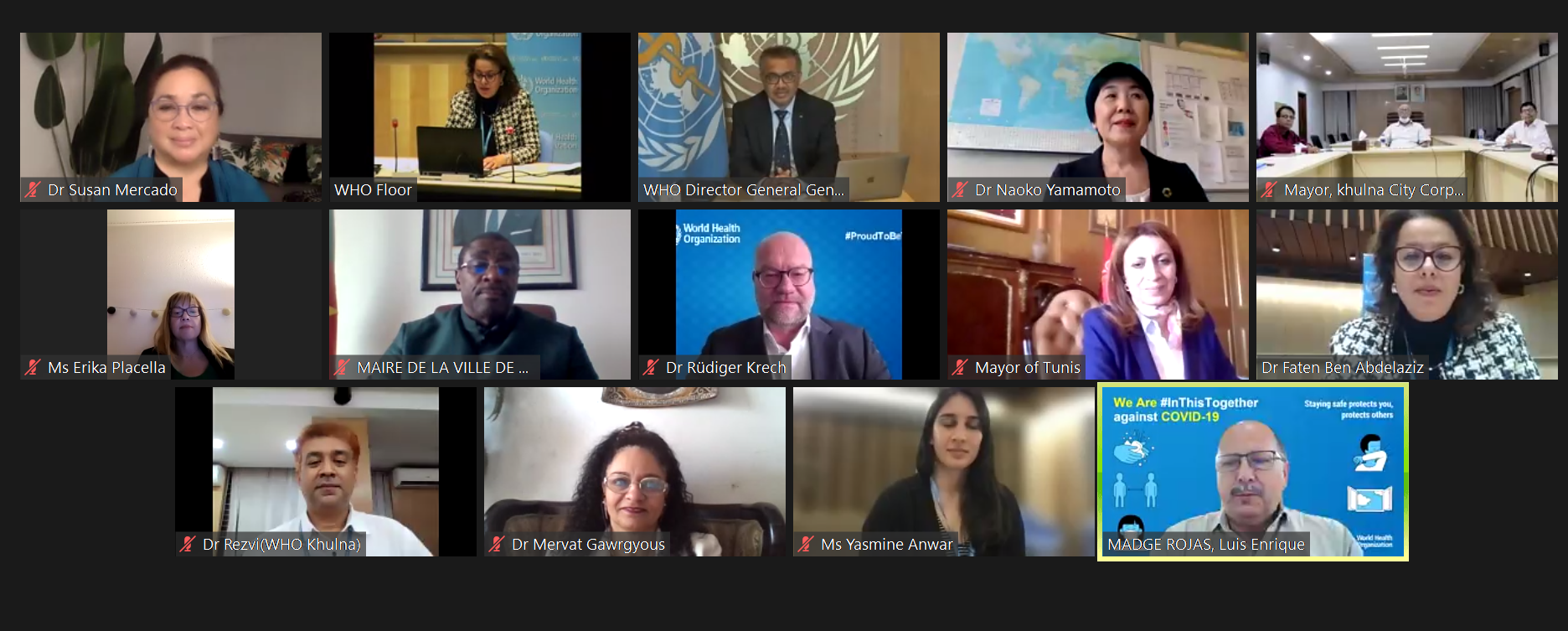 Participation de la Tunisie à une réunion sur la promotion de la gouvernance urbaine pour la santé et le bien-être