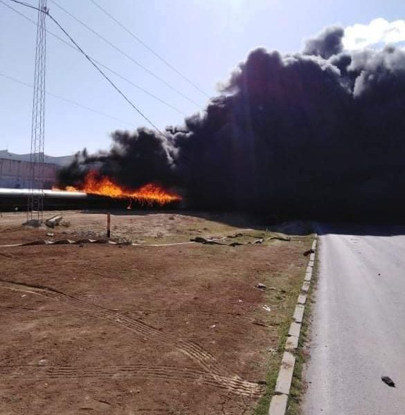 Tunisie- Sousse: Incendie à proximité du marché de gros [photos]