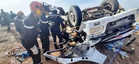 Tunisie – Béja : 4 morts et 2 blessés dans un accident de la route