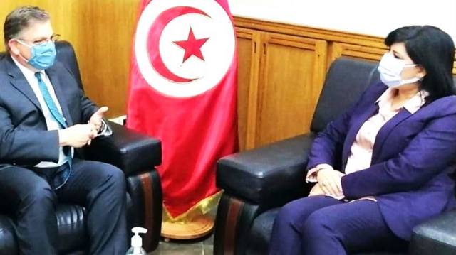 Tunisie – L’ambassadeur américain reçu par Abir Moussi au siège du PDL