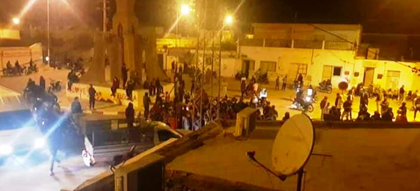 Tunisie : Kebili ; Blessure du chef du district de police dans une intervention pour imposer le couvre feu