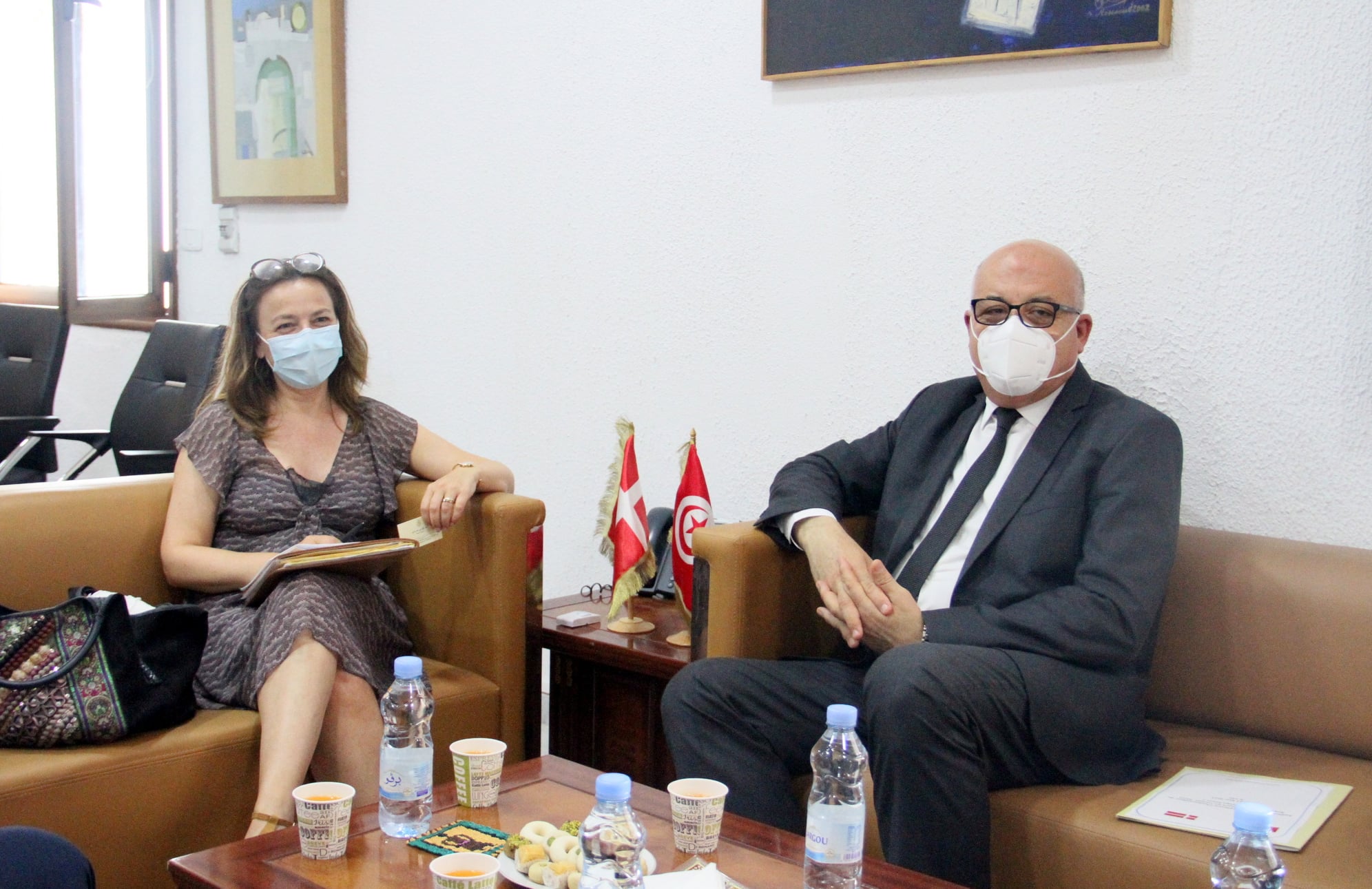 Tunisie: Faouzi Mehdi s’entretient avec l’ambassadrice du Danemark en Tunisie