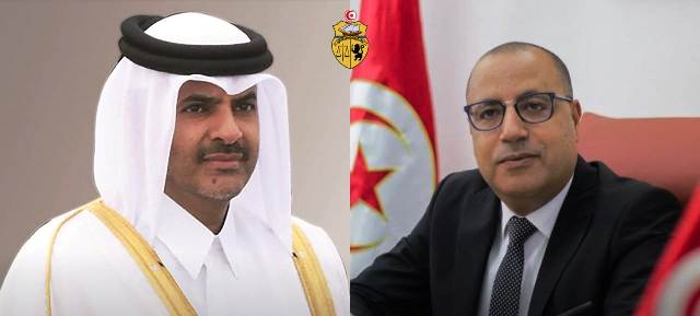 Tunisie – Mechichi s’entretient avec le chef du gouvernement qatari