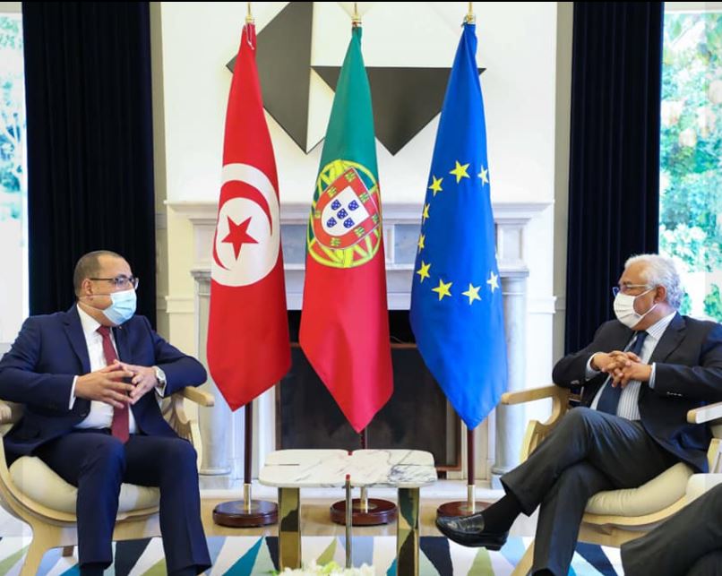 Tunisie: La coopération tuniso-portugaise au cœur d’une réunion entre Hichem Mechichi et António Costa [Photos]