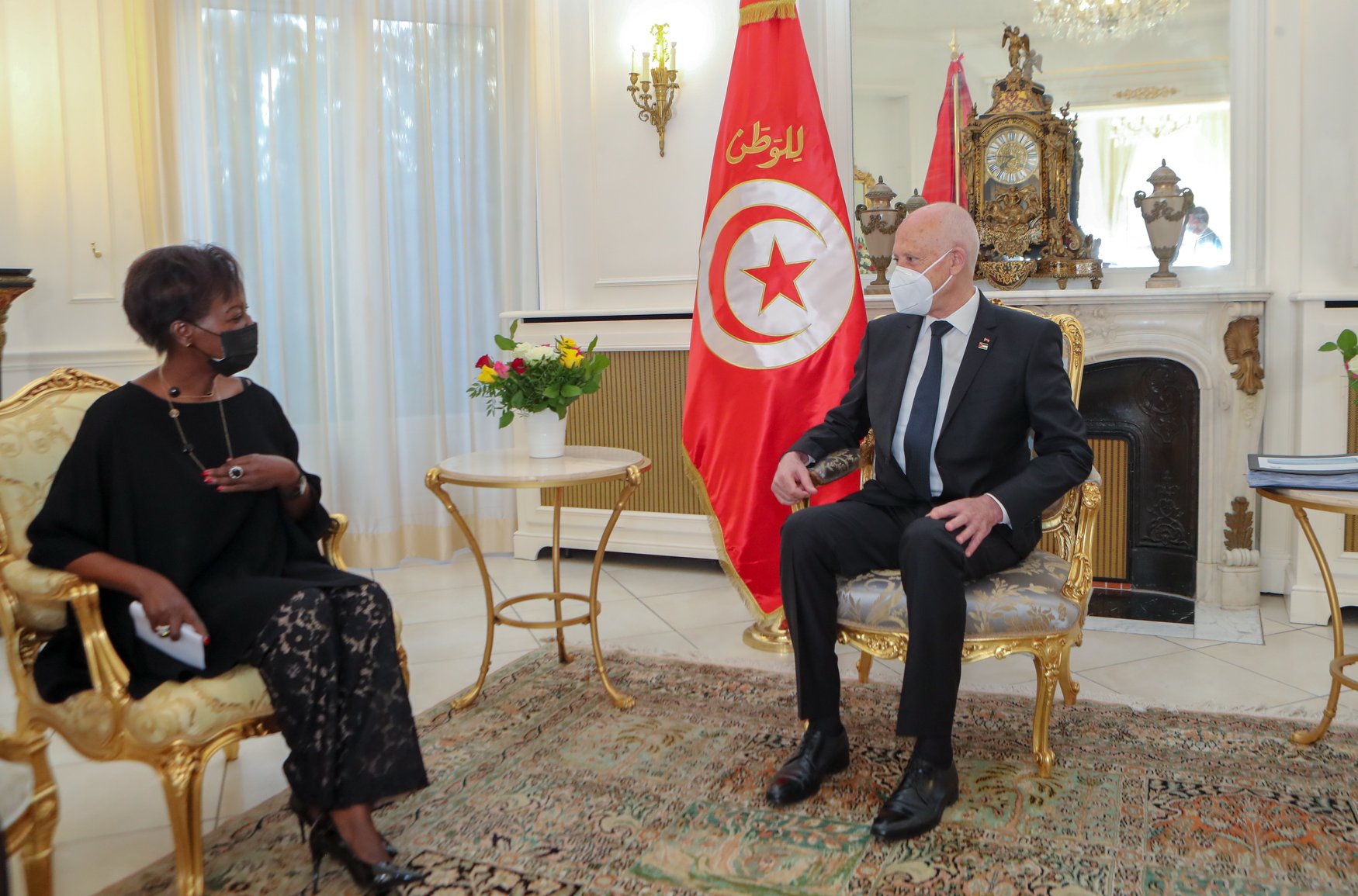 Tunisie: Les préparatifs du Sommet de la Francophonie, objet d’une réunion entre Kais Saied et Louise Mushikiwabo