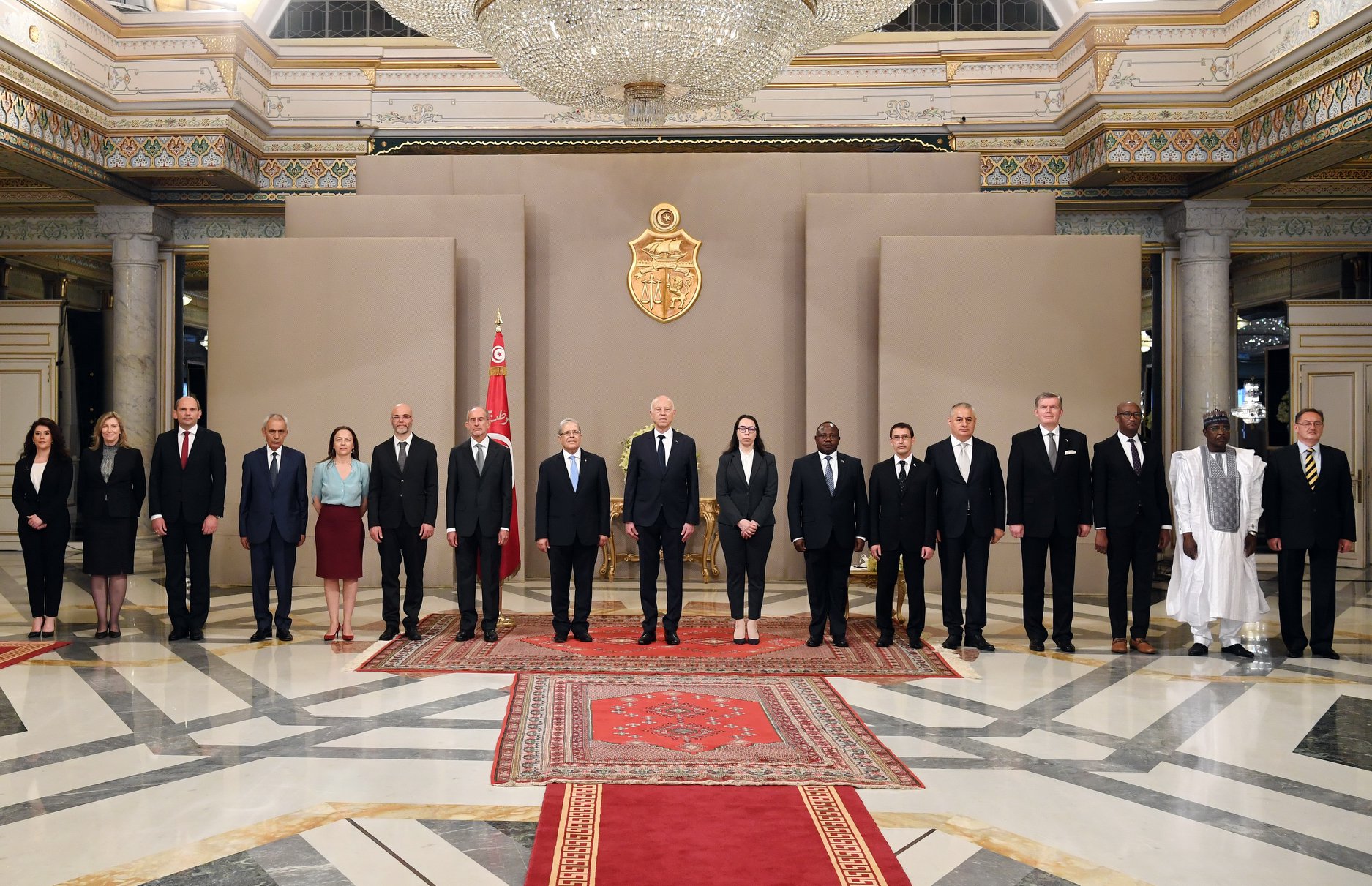 Tunisie: Kais Saied reçoit les lettres de créance de 14 nouveaux ambassadeurs