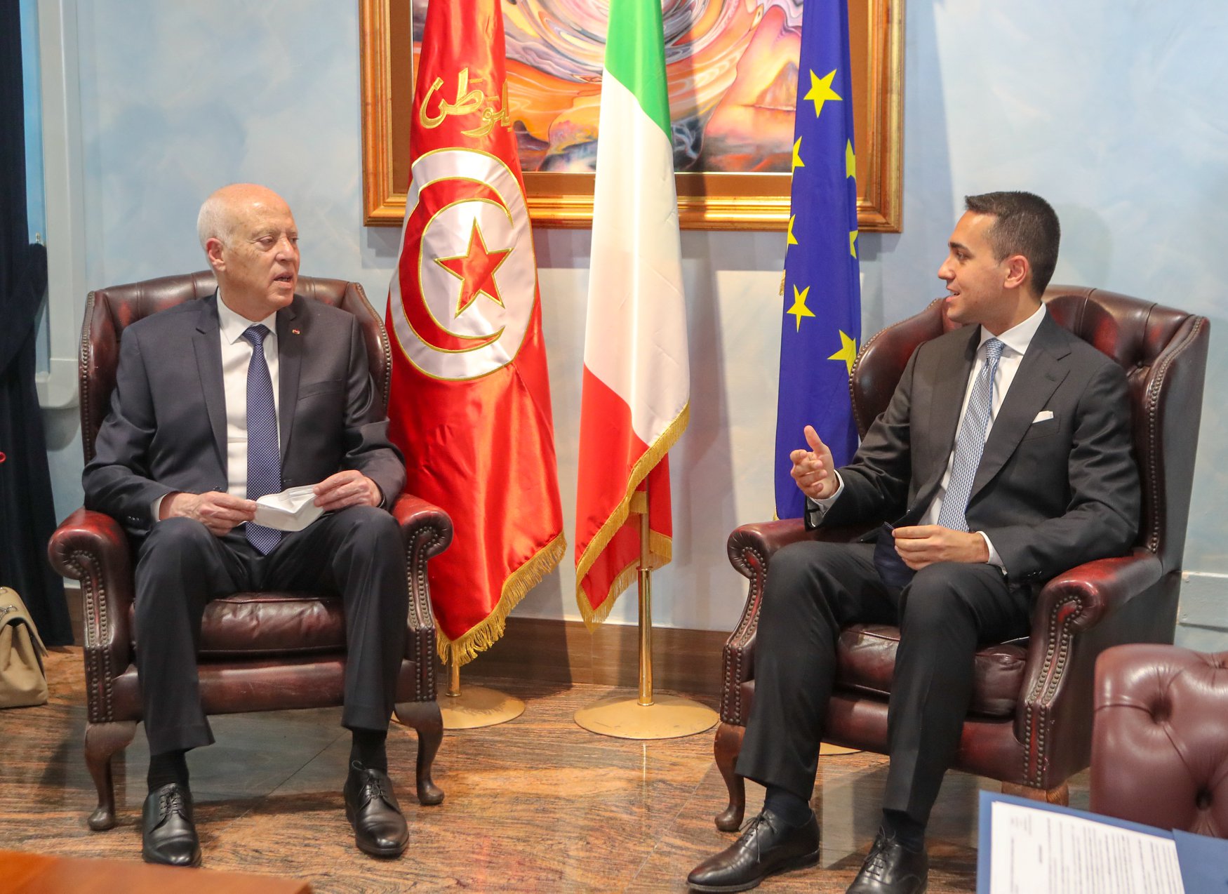 Tunisie: Kais Saied à Rome [Photos]