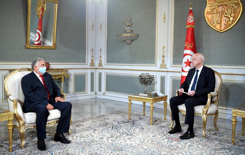 Tunisie: Kais Saied s’entretient avec Ridha “Lénine”