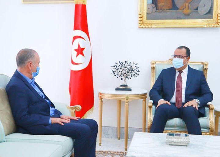 Tunisie: La situation épidémiologique au cœur d’une rencontre entre Noureddine Tabboubi et Hichem Mechichi