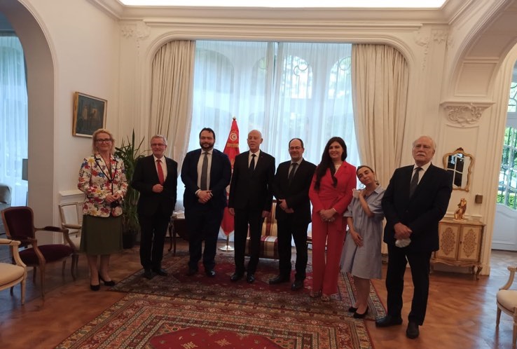 Kais Saied au Sommet Tunisie- UE [photos]