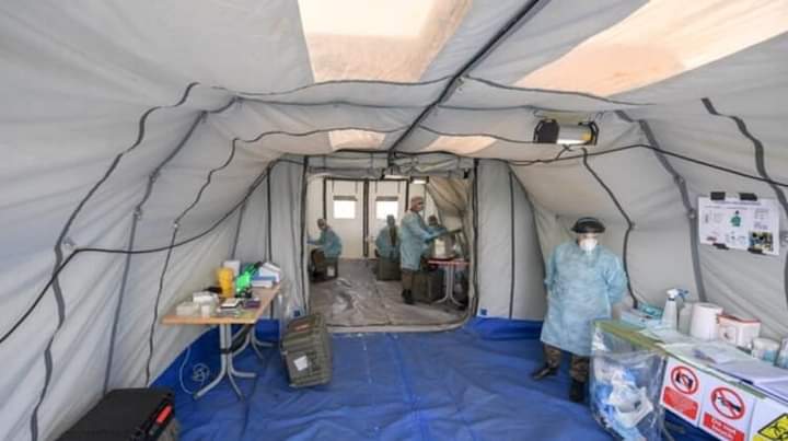 Kairouan-Coronavirus : Installation d’un hôpital militaire de campagne