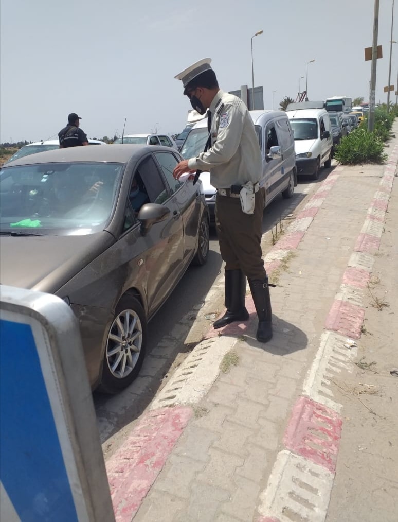 Tunisie- Nabeul: Mise en œuvre de la décision du bouclage du gouvernorat [photos]