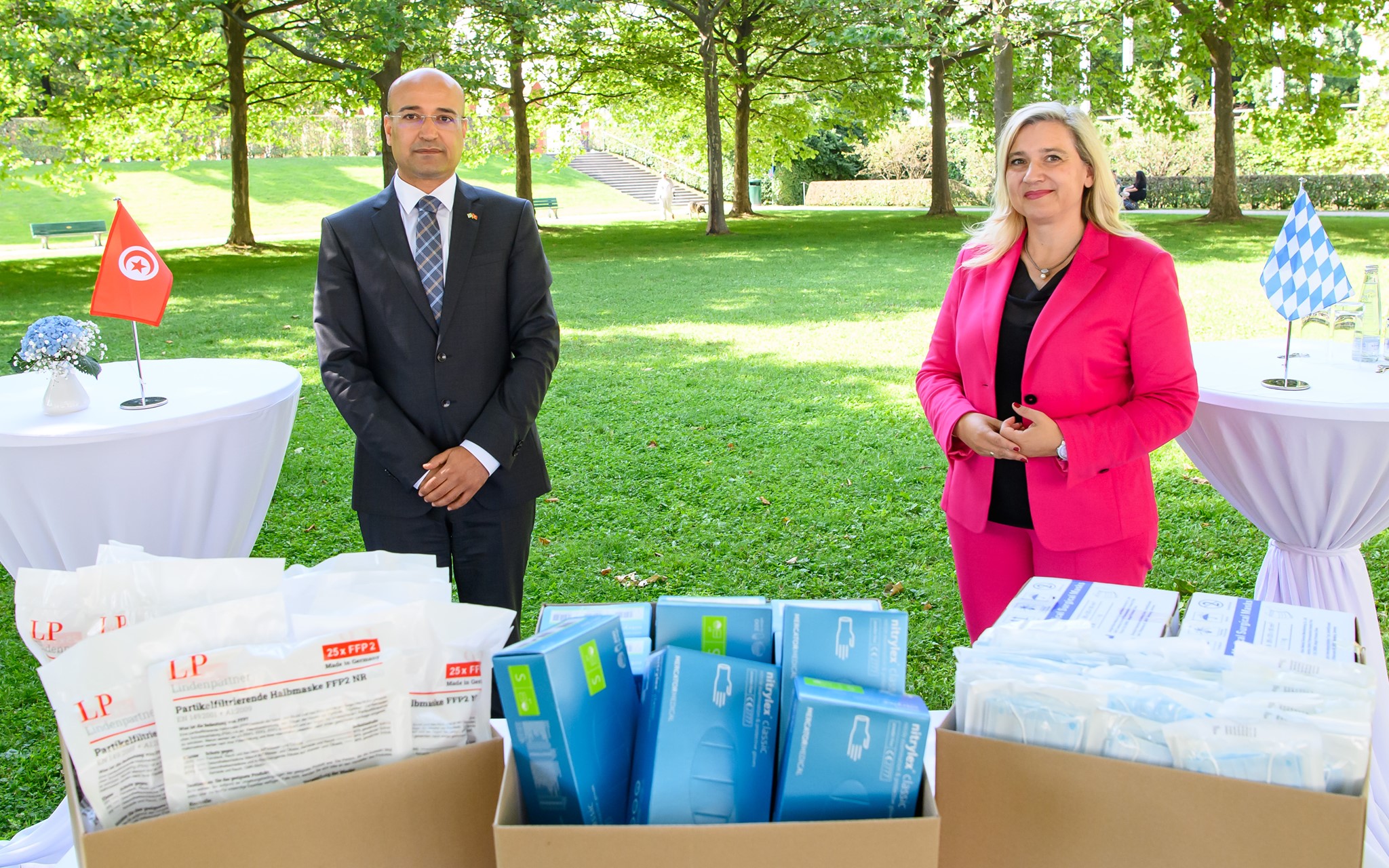 Tunisie-Ambassade d’Allemagne en Tunisie: Réception d’un don d’équipements médicaux