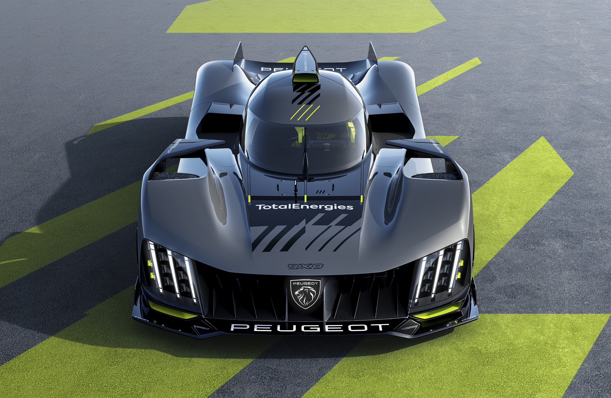 Peugeot 9×8 hypercar, designed to race