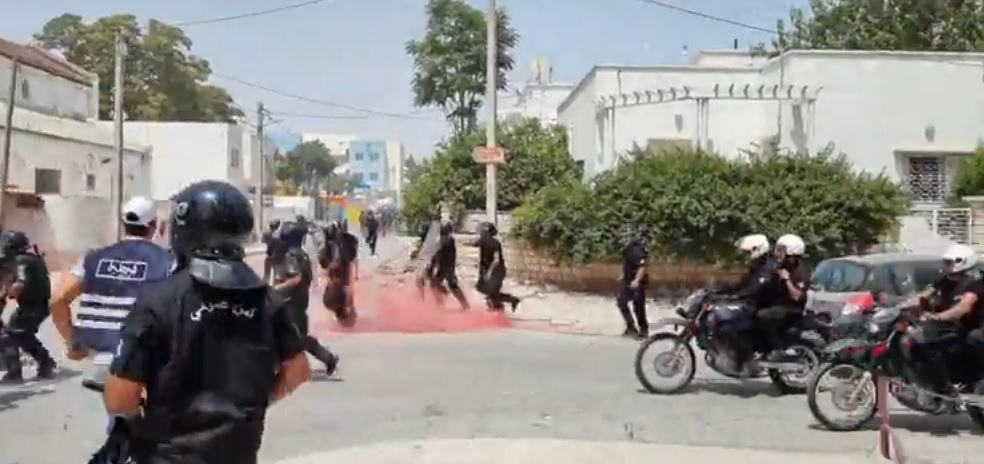 Monastir: Tirs de gaz lacrymogène