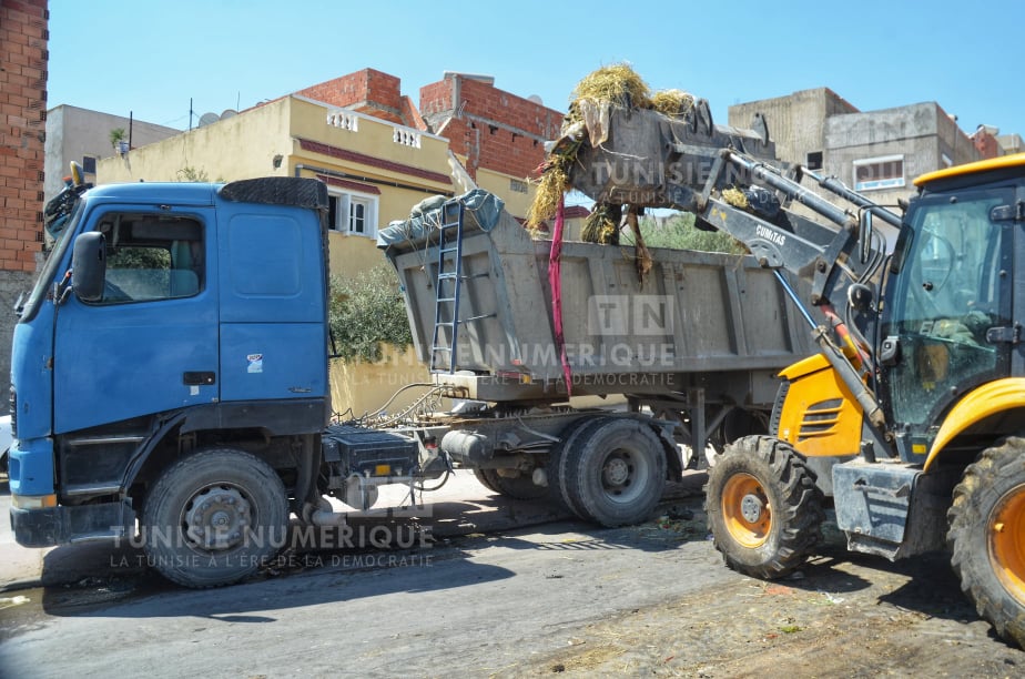 Beja [PHOTOS] : Levée de 175 tonnes de déchets du premier jour de Aïd Al-Adha