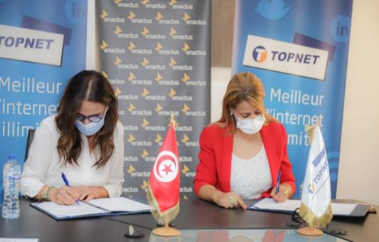 TOPNET et ENACTUS Tunisiesignent un partenariat Stratégique