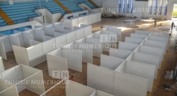 Tunisie [PHOTOS] : L’hôpital de circonstance de Béja sera bientôt opérationnel