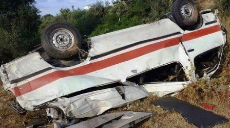 Tunisie – Testour : Neuf blessés dans la chute d’une voiture de louage dans un fossé