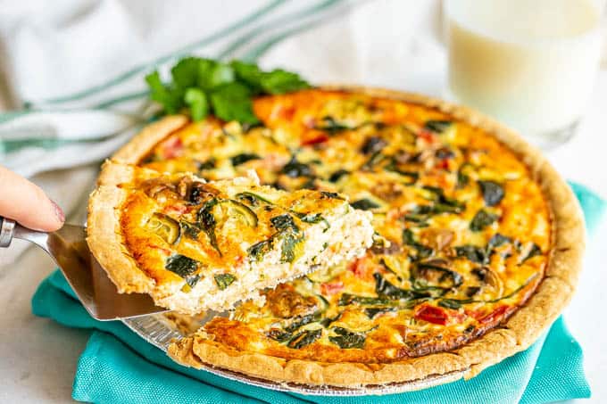 Recette : Quiche aux légumes