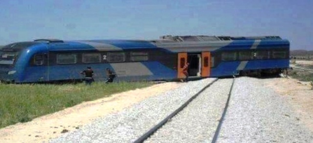 Tunisie – Le Kef : Six blessés dans le déraillement d’un train