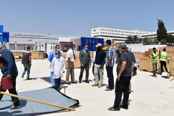 Tunisie: Démarrage de l’installation de l’hôpital de campagne à Mahdia
