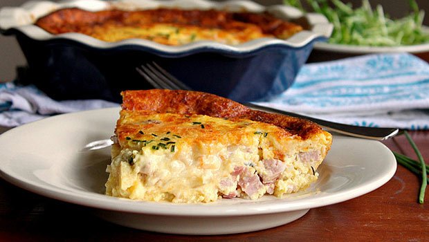 Recette : Tarte à l’oignon et au jambon