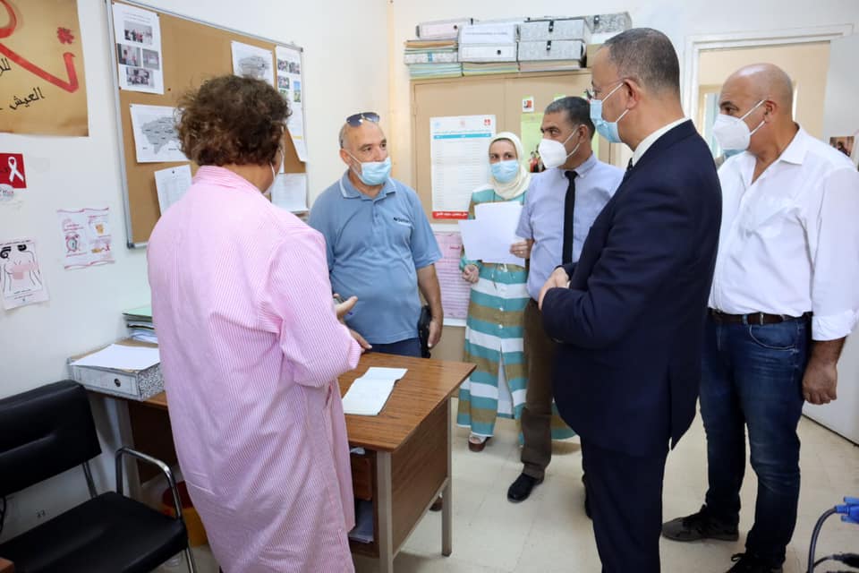 Ali Mrabet se rend à Bizerte pour superviser l’avancement de la campagne de vaccination