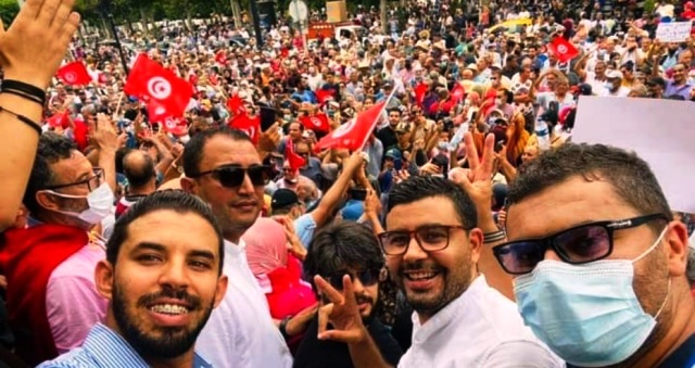 Tunisie – Baraoumi : Les manifestations continueront jusqu’au retrait de la confiance de Kaïs Saïed