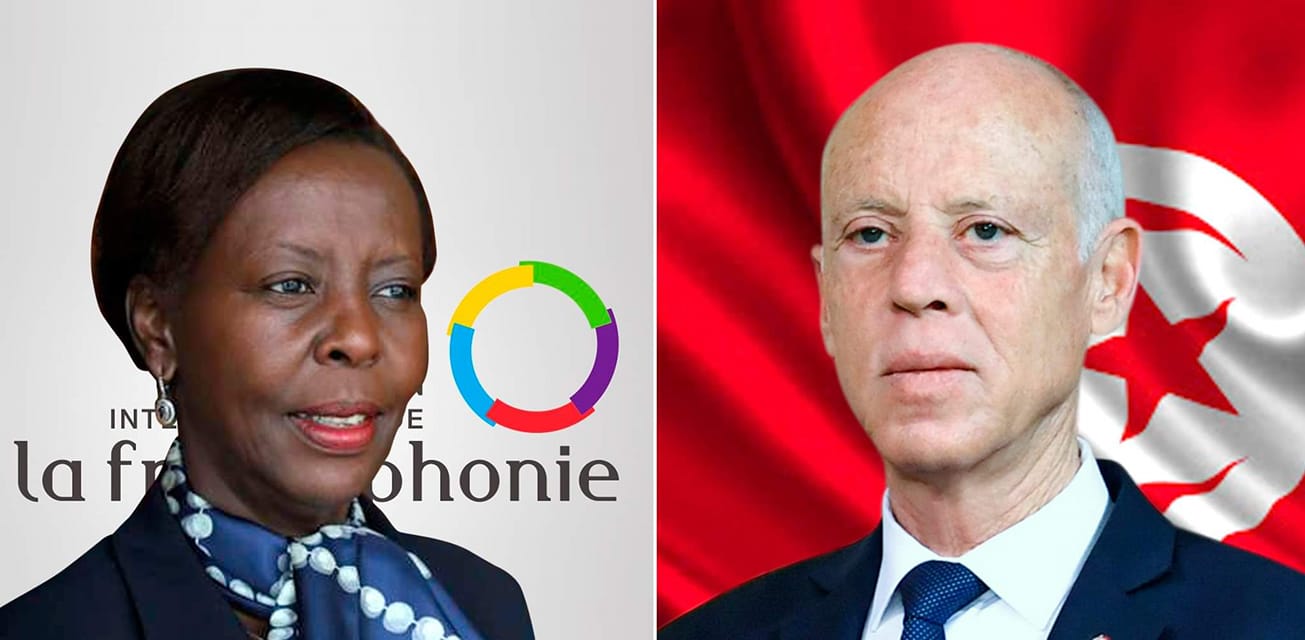 Le Sommet de la Francophonie objet d’un entretien téléphonique entre Kais Saied et la présidente de l’OIF