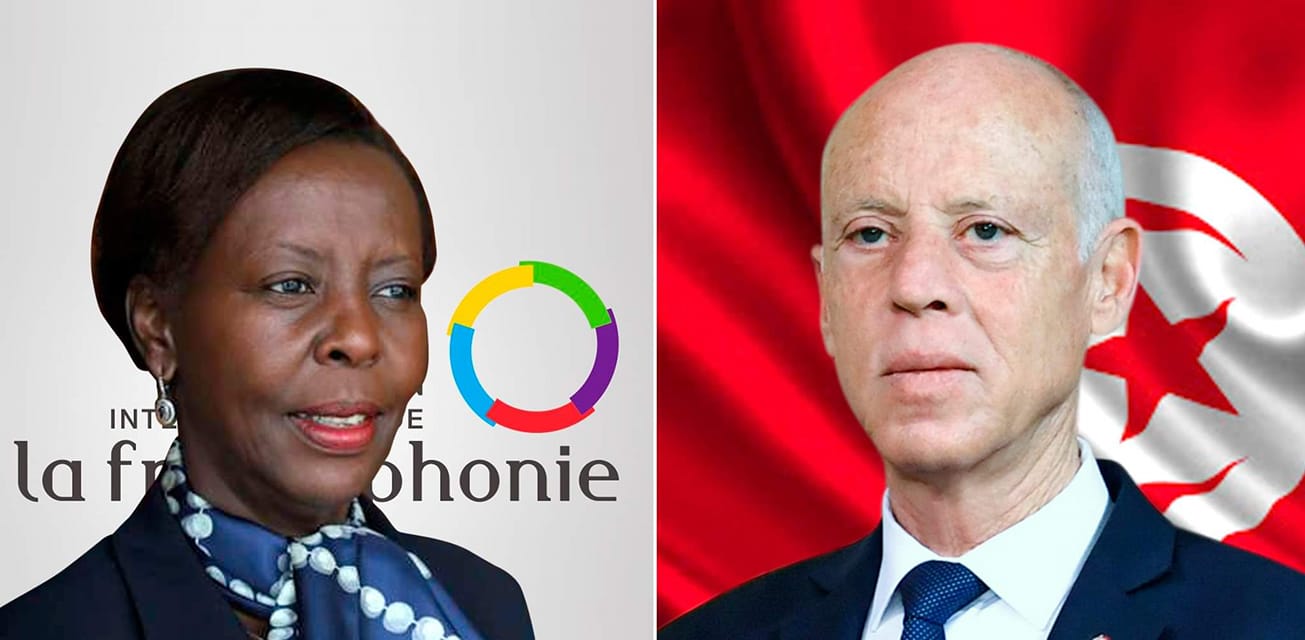 Le Sommet de la Francophonie objet d’un entretien téléphonique entre Kais Saied et la présidente de l’OIF