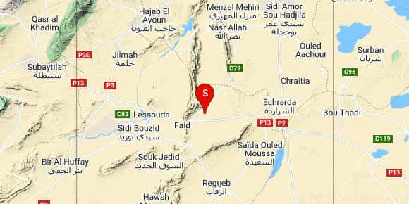 Tunisie – Secousse tellurique au gouvernorat de Sidi Bouzid