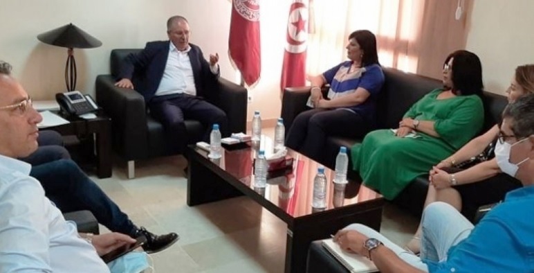 Tunisie – DERIERE MINUTE : Tabboubi s’entretient avec Abir Moussi et des dirigeants du PDL
