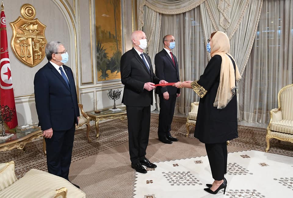 Kais Saied reçoit Hanen Tajouri, la nouvelle ambassadrice de la Tunisie aux Etats-Unis
