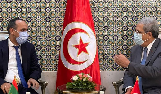 Jerandi reçoit l’ambassadeur de Mauritanie à Tunis