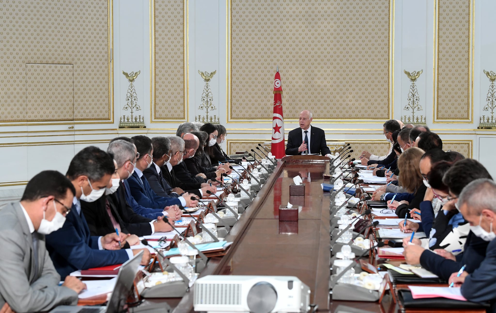 Tunisie : Le Président de la République supervise un conseil ministériel