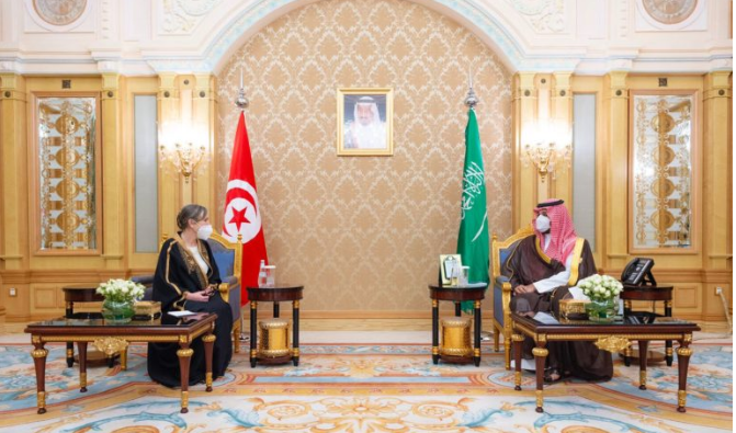 Riyad : Le prince héritier saoudien reçoit Najla Bouden