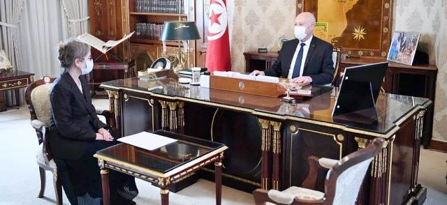 Tunisie – Saïed reçoit la cheffe du gouvernement désignée