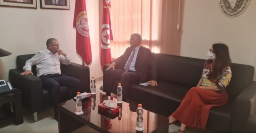 Tunisie-UGET : Voilà pourquoi Taboubi a rencontré l’ambassadeur de France en Tunisie