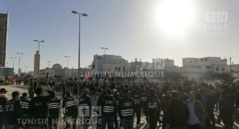 Bardo: Environ 1000 manifestants vers 9h30