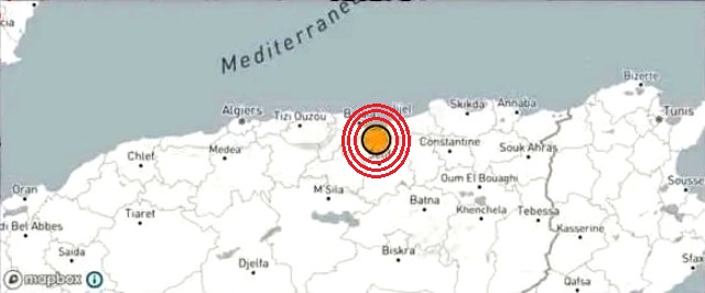 Algérie : Fort séisme à Béjaïa