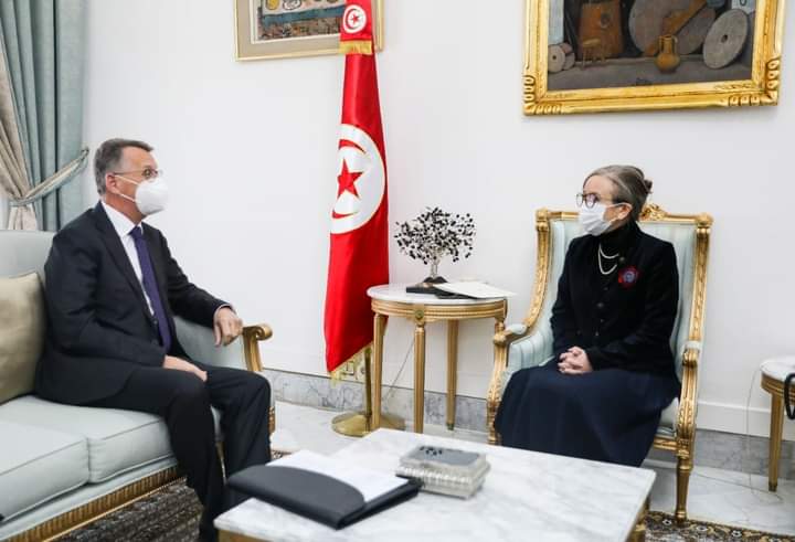 Tunisie : La Cheffe du gouvernement reçoit l’ambassadeur d’Allemagne en Tunisie