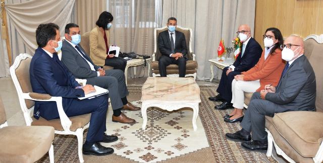 Tunisie – Entretien entre le ministre de l’intérieur et Lorenzo Fanara l’ambassadeur italien