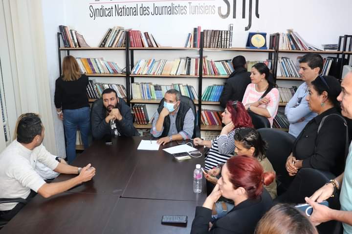 Tunisie : Une délégation du SNJT rencontre des journalistes exerçant à Hannibal TV