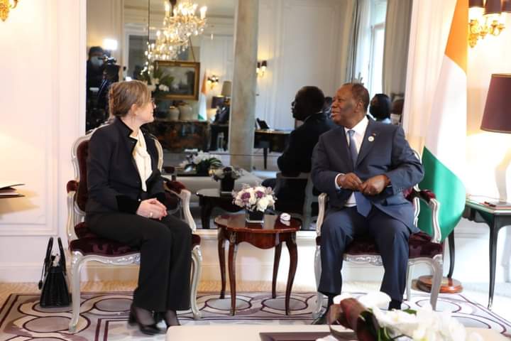 Tunisie : Najla Bouden s’entretient avec le Président de la Côte d’Ivoire